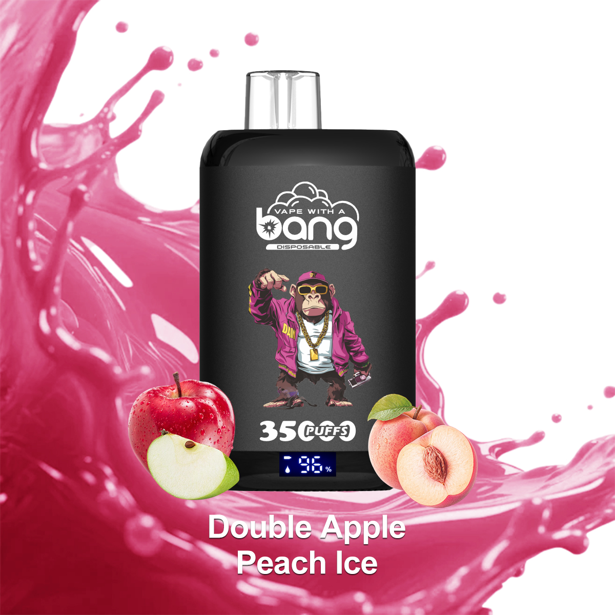 税込表示｜BANG 35K 2味切替｜ダブルアップル／ピーチアイス