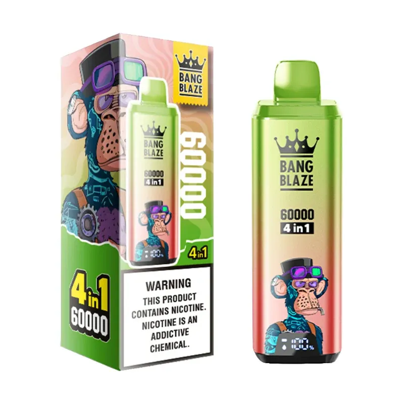 税込表示｜BANG Blaze 60K 4味｜ウォーターメロンアイス・ブルーベリーミント・フジアイス・ライムロマンス